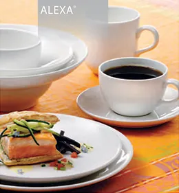 Steelite HL20076800 Luncheon Plate, 9" Round China Dinnerware, Classic White, - 1 Dozen