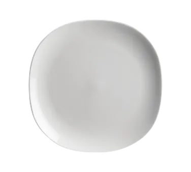 Steelite HL20186800 - 8-3/8" Square China Plate with Flat Edge and Coupe Rim - 1 Dozen