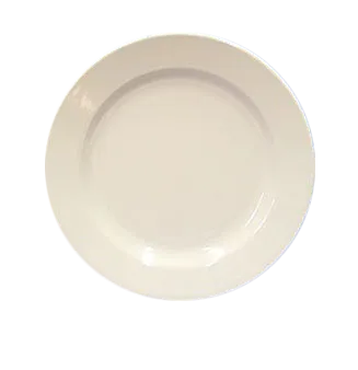 Steelite HL2022 - 6-5/8" Round China Plate, Rolled Edge, American Rose Finish, 1 Dozen
