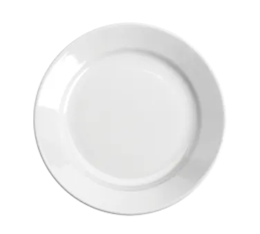 Steelite HL20310000 7-1/8" Round China Plate, Arctic White, Rolled Edge - 1 Dozen