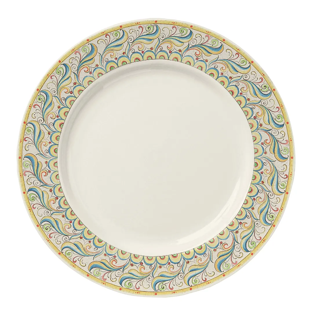 Steelite HL20563912 - China Dinner Plate, 9" Round Rolled Edge, China, White Finish - 1 Dozen