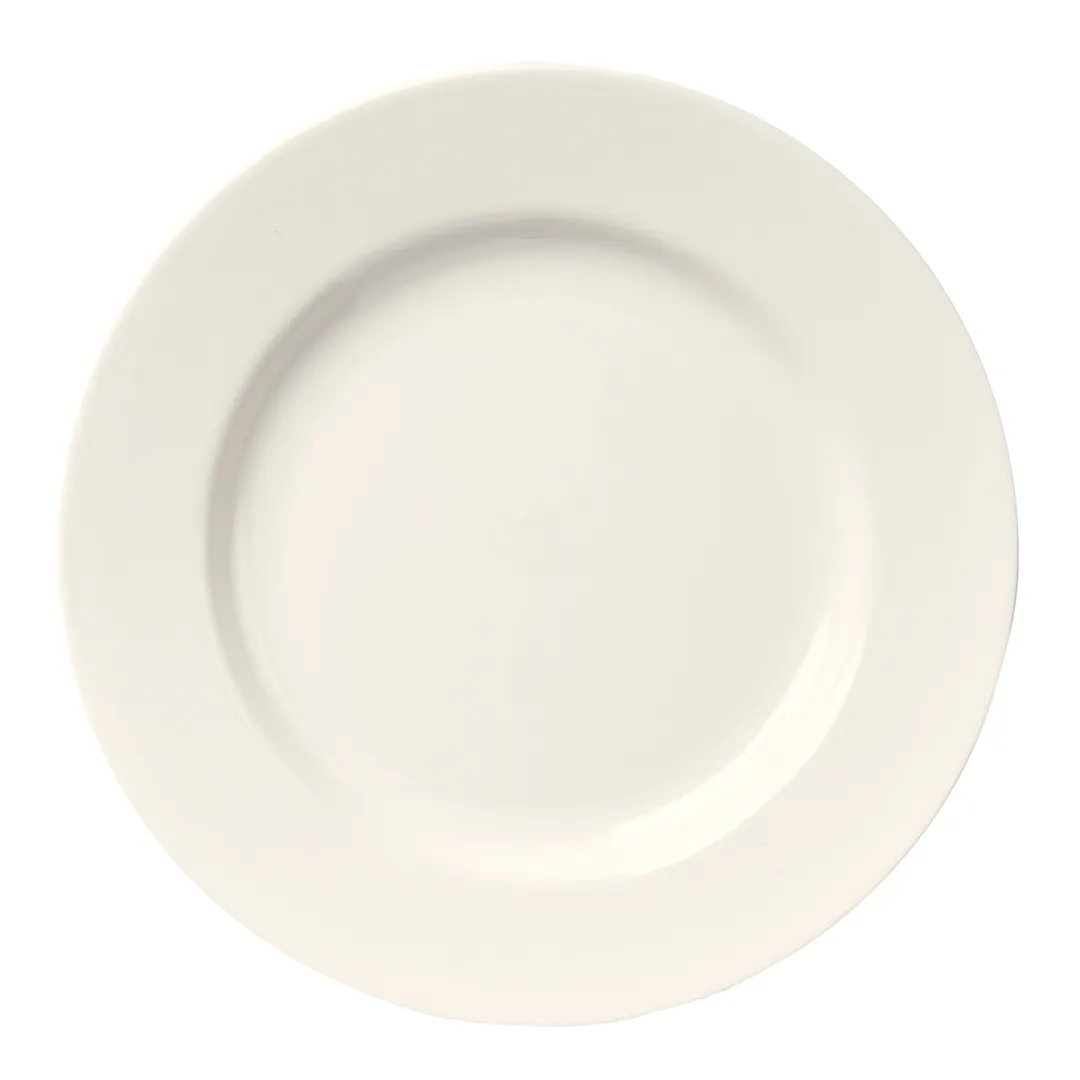 Steelite HL2082 - 11-1/8" Round China Plate, Homer American Rose, Rolled Edge, 1 Dozen