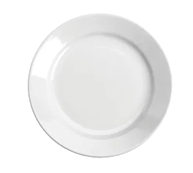 Steelite HL21000 - 12.250" Round China Plate, Rolled Edge, Homer Undecorated Style - 1 Dozen
