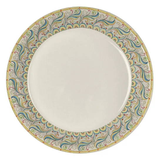 Steelite HL30463912 - 6.5" Coupe Rim Round China Plate, Empire Style, Calabria Design - 1 Dozen