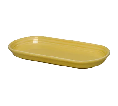 Steelite HL412320 - Fiesta Sunflower China Tray, 11.875" x 5.625" x 1.5", Oven Safe 425°F - 6/Case