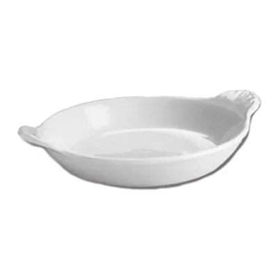 Steelite HL4340ABWA - Au Gratin Dish, 6-1/2" Diameter, 12 Oz, Hall China Bright White, 1 Dozen