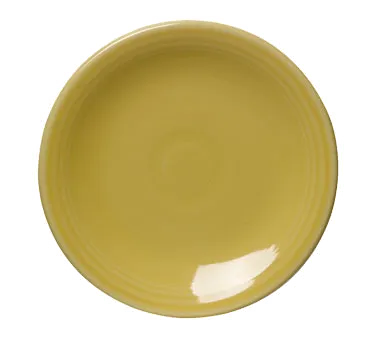 Steelite HL463320 - 6.125" Round Fiesta Sunflower China Plate, Oven Safe to 425°F - 12/Case