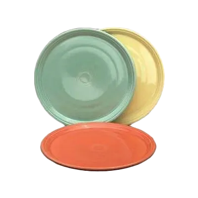 Steelite HL467107 - 11.75" Turquoise Round China Plate With Rolled Edge, Oven Safe To 425°F, 4/Case