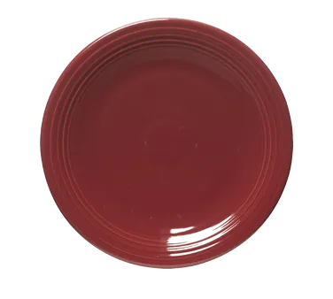 Steelite HL467326 - 11.75" China Plate, Scarlet Fiesta, Rolled Edge, Oven Safe To 425°F - 4/Case
