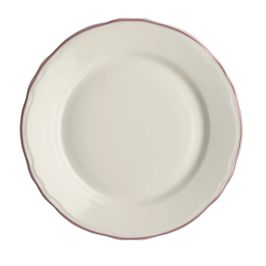 Steelite HL54163928 6.25" Round China Plate, Styleline Rose Carolyn, Oven Safe to 500°F - 36/Case
