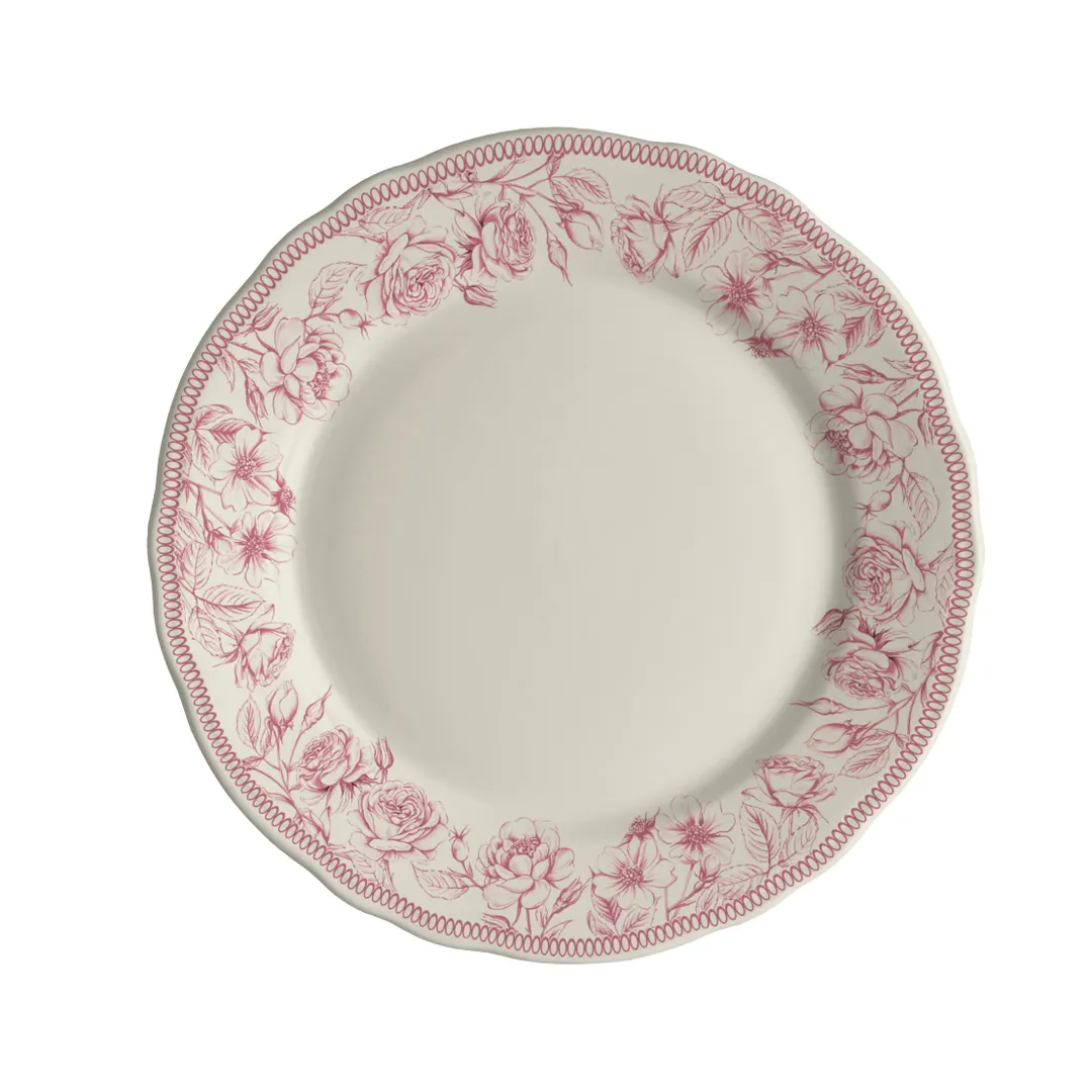 Steelite HL54263873 7.25" Round China Plate, Coupe Rim, Dishwasher & Oven Safe to 500°F - 36/Case