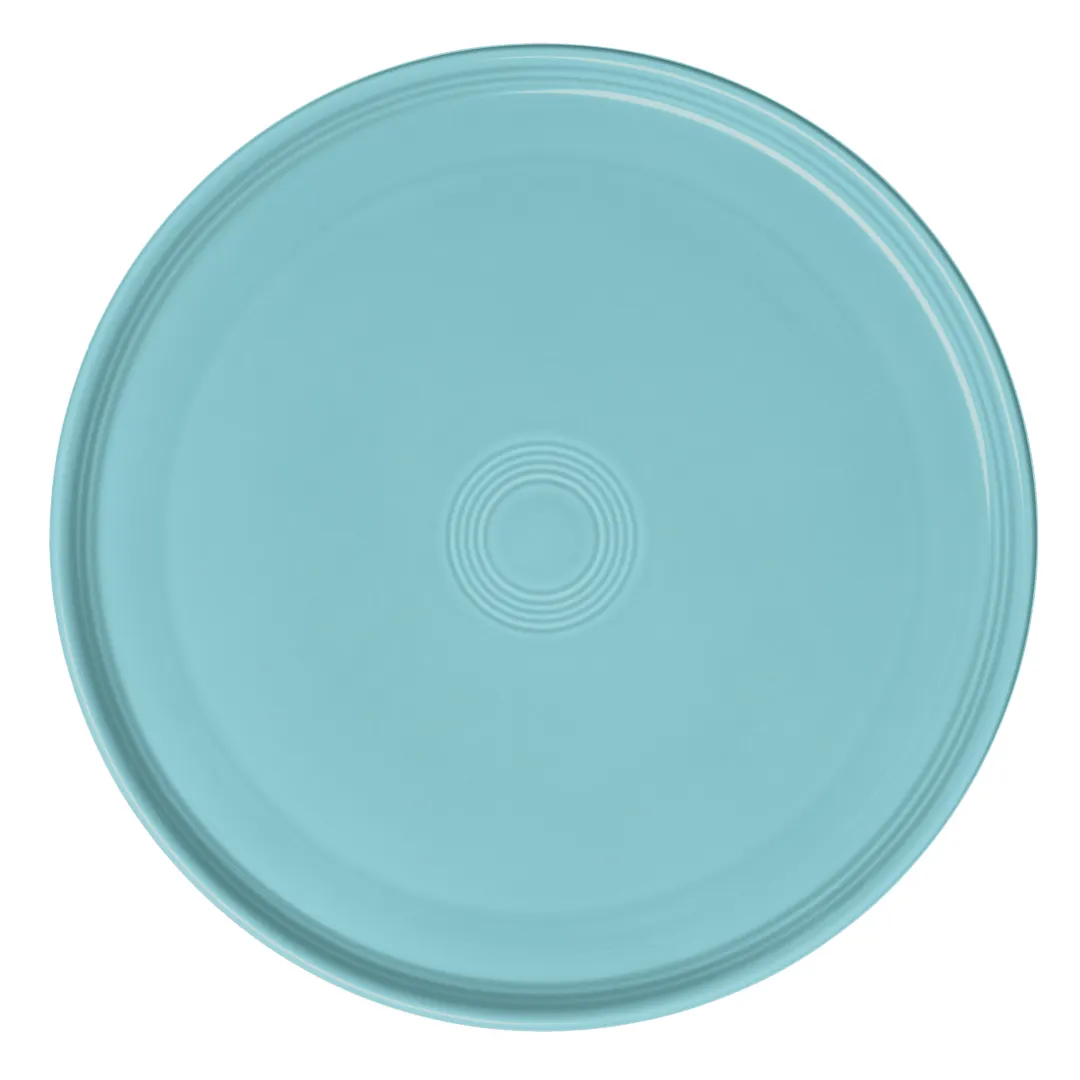 Steelite HL575349 - 12" China Pizza Tray, Fiesta Sky, Dishwasher/Oven 425°F, 0.875" Deep - 4/Case