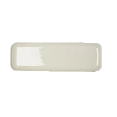 Steelite HL91400 - Rectangular China Tray, 6" x 18", Homer Undecorated, Dinnerware - 6/Case