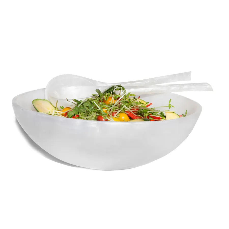 Steelite KMK1037SH - 13" Dia x 4" H White Resin Bowl, Dishwasher‑Safe, Break‑Resistant, Dinnerware