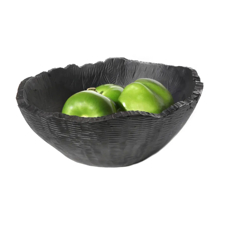 Steelite KMK2070ES Bowl - 7-1/4" Dia x 3" H, Round Black Resin, Dishwasher Safe - 2/Case