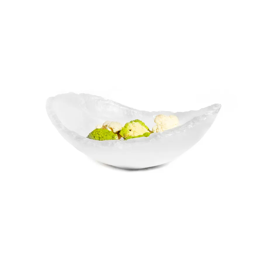 Steelite KMK2081SH - Oval White Plastic Bowl, 10" x 8" x 3-1/4" Dishwasher Safe, Break‑Resistant