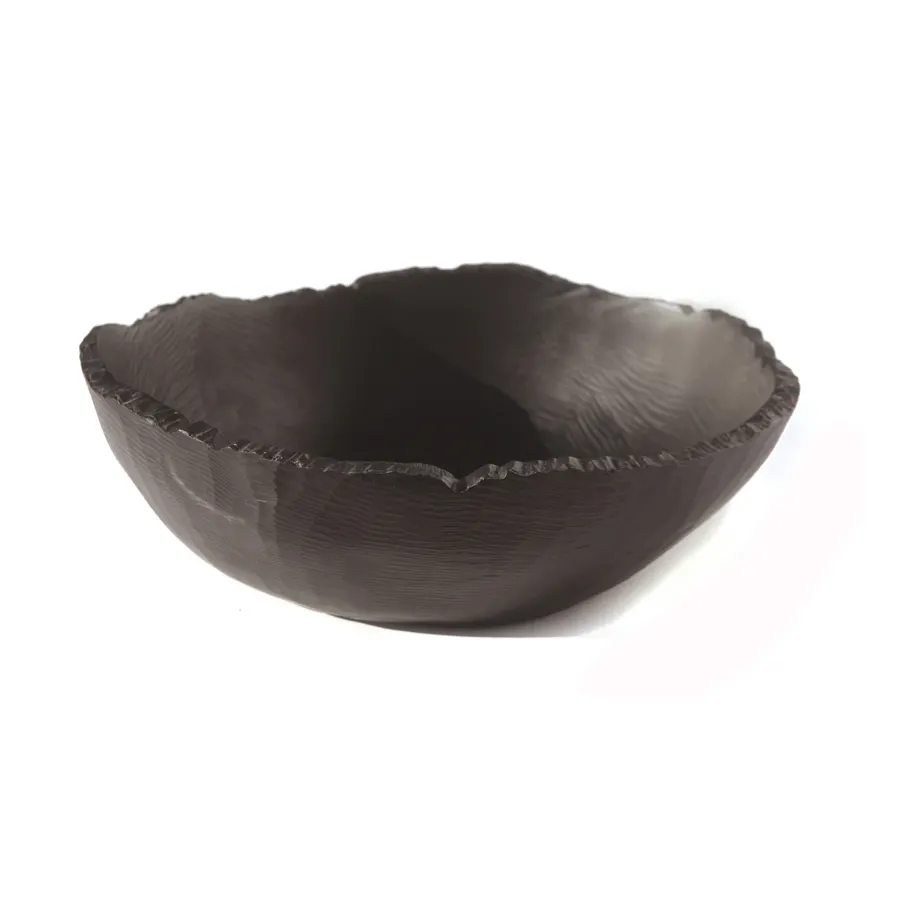 Steelite KMK2084ES - 10½" Dia x 4" Black Resin Plastic Bowl, Dishwasher Safe, Break‑Resistant