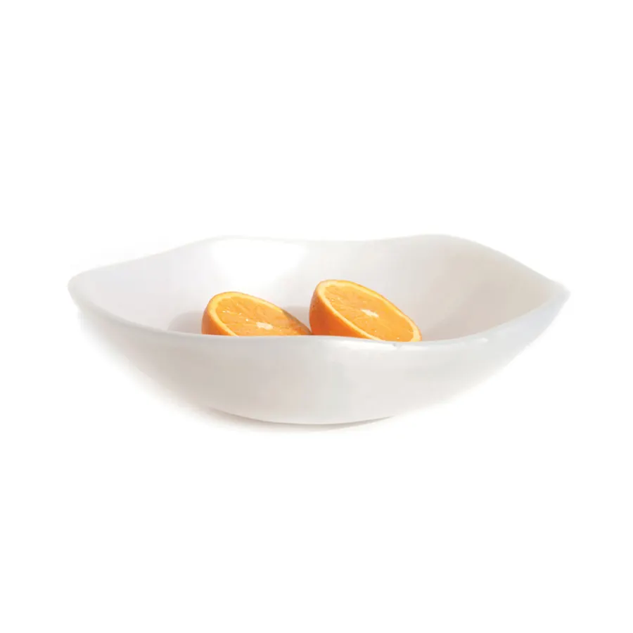Steelite KMK2718SH - 13" Dia x 4" H Round White Resin Bowl, Dishwasher Safe, Break‑Resistant Plastic