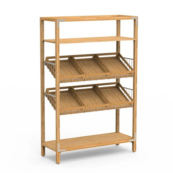 Steelite MGCCAN04NSXF Canvas Farm‑To‑Table Top, Natural Brushed Stainless Steel Legs, Canvas Finish