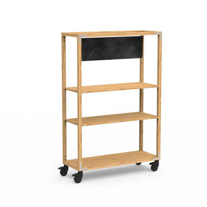Steelite MGCCAN15NSXW Canvas Dessert Station, Stainless Steel Casters, Canvas Finish