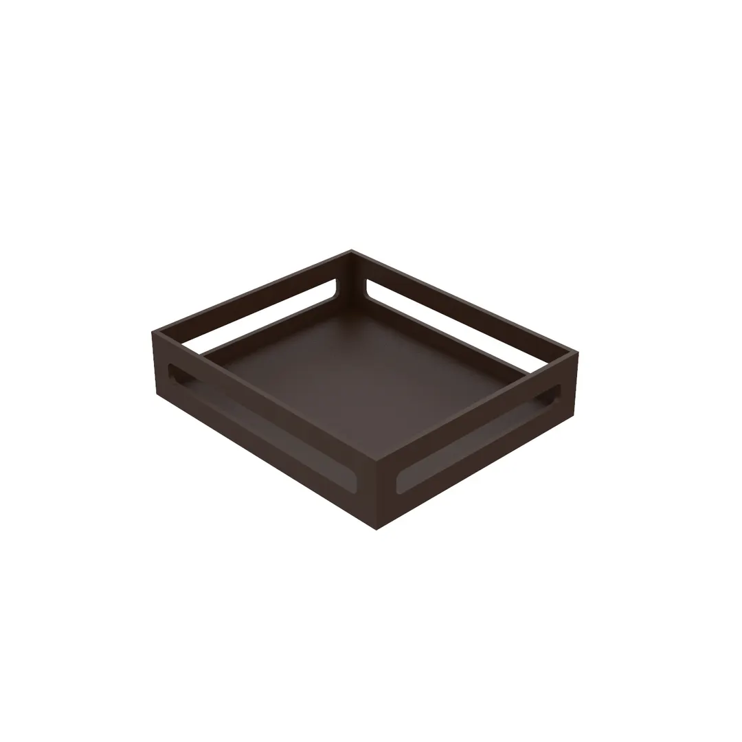 Steelite MGSCANDB0301 Display Box Dark Canvas, Protective Cover for Buffet Table Parts - 1/Case