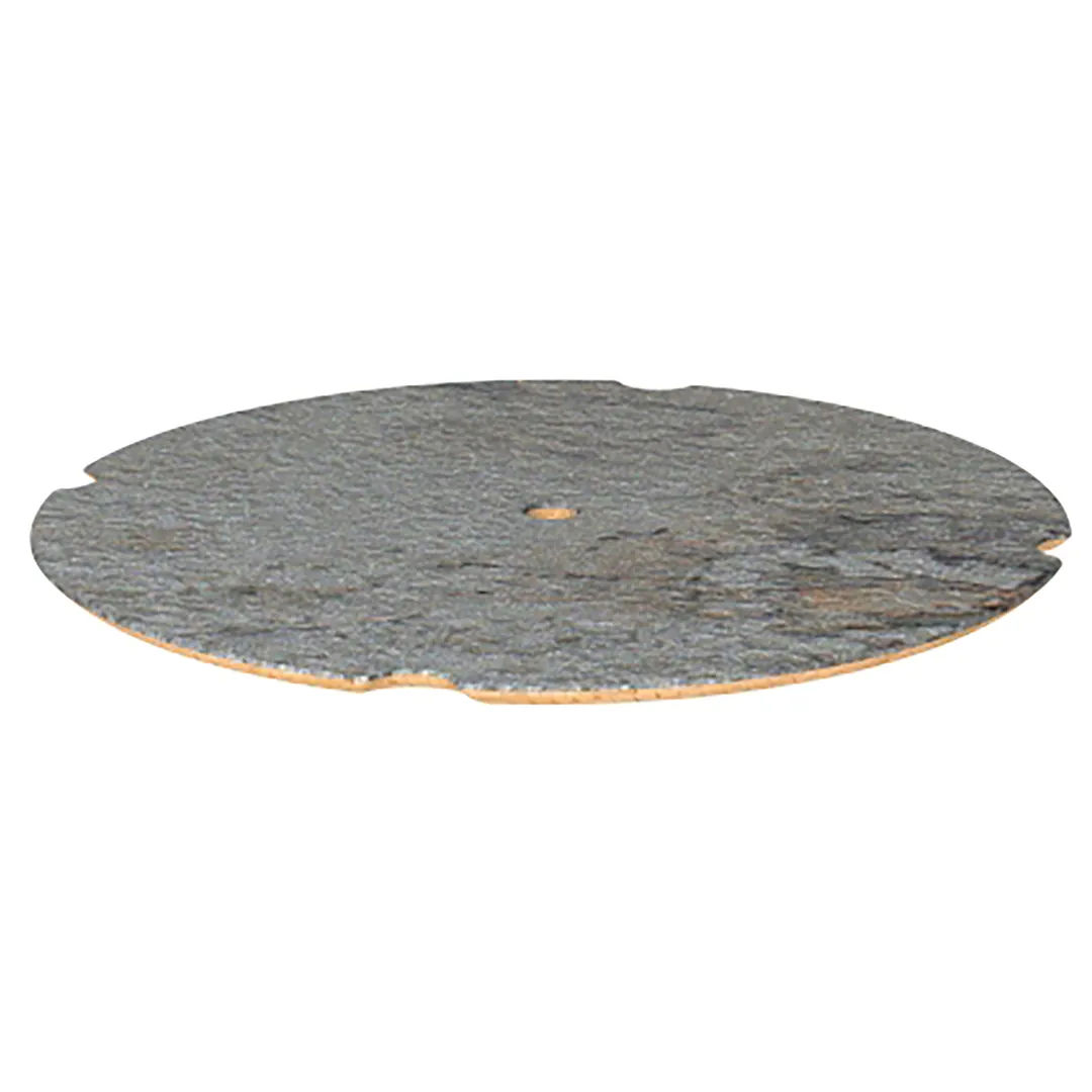 Steelite MGSCXBHG0101 Mogogo Buffet Solutions Clix Bottom Shelf, 18-1/2" dia., Round, Grey Slate BHP Laminate with Bamboo Core