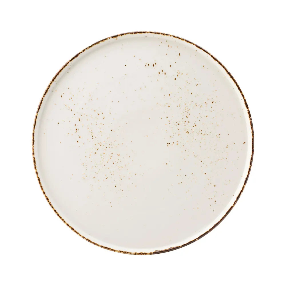 Steelite UCT9074 - 12" Round White Porcelain Dinner Plate, Utopia Umbra Collection - 6/Case