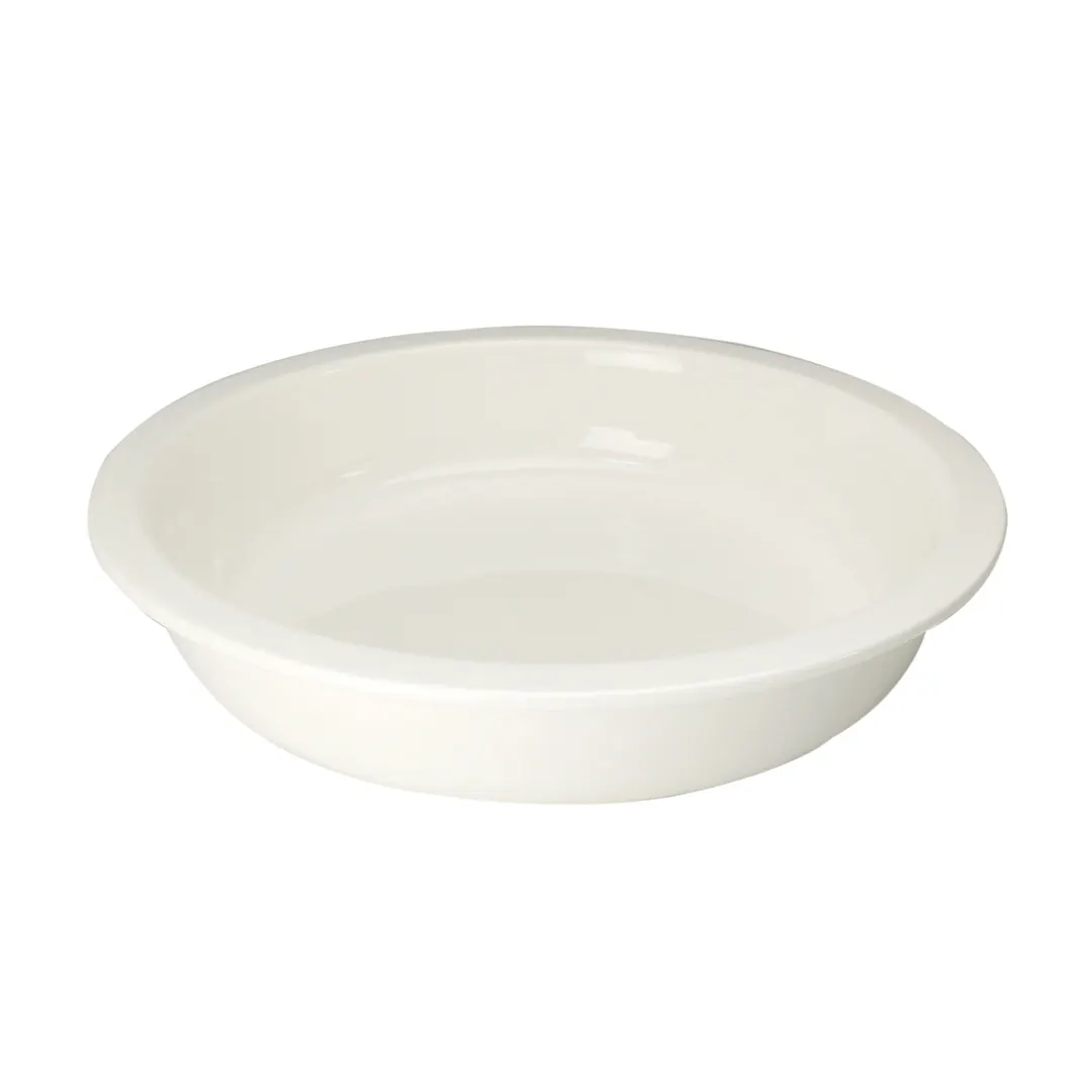 Steelite WLWI4P Chafer Food Pan, Round Porcelain, 1‑4 Quart Capacity, Idol™ Series - 10/Case