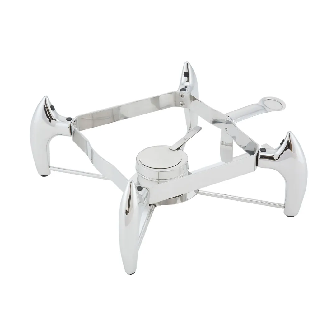 Steelite WLWI55BC Burner Stand for 6‑Quart Chafer Dish, Includes Walco Idol™ Fuel Cup, Steel
