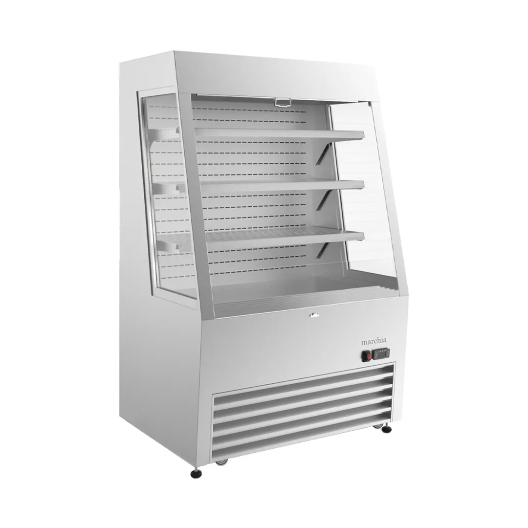 Marchia MDS390-SS 36" Grab-N-Go Open Air Merchandiser, Stainless Steel, 11.3 cu. ft.