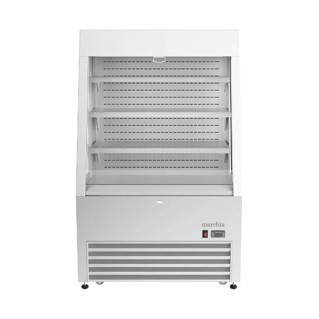 Marchia MDS390-SS 36" Grab-N-Go Open Air Merchandiser, Stainless Steel, 11.3 cu. ft.