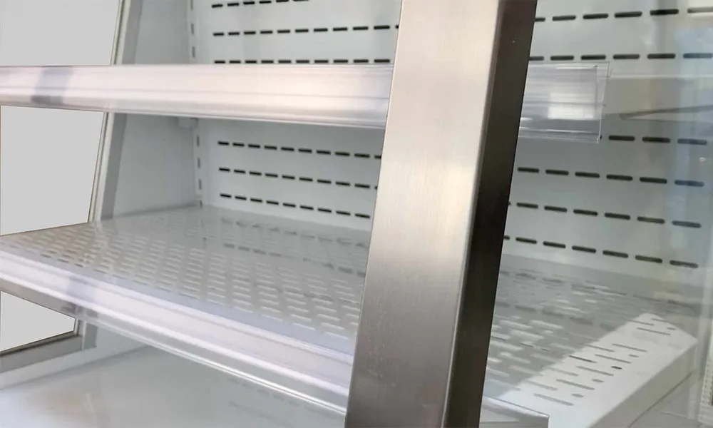 Marchia MDS390-SS 36" Grab-N-Go Open Air Merchandiser, Stainless Steel, 11.3 cu. ft.