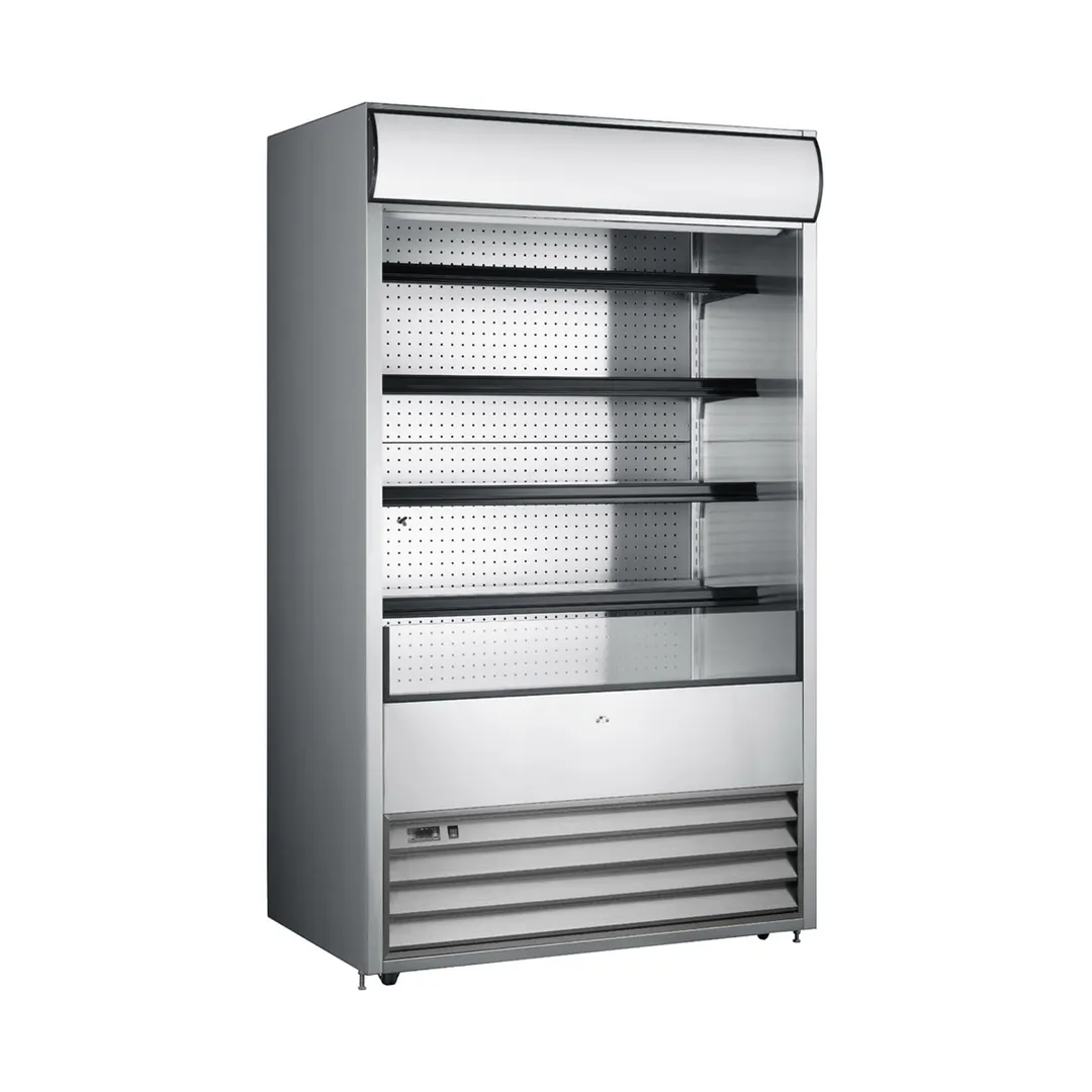 Marchia MDS48 48" Grab-N-Go Vertical Open Air Merchandiser, Self Contained, 4 Shelves, 24.7 cu. ft.