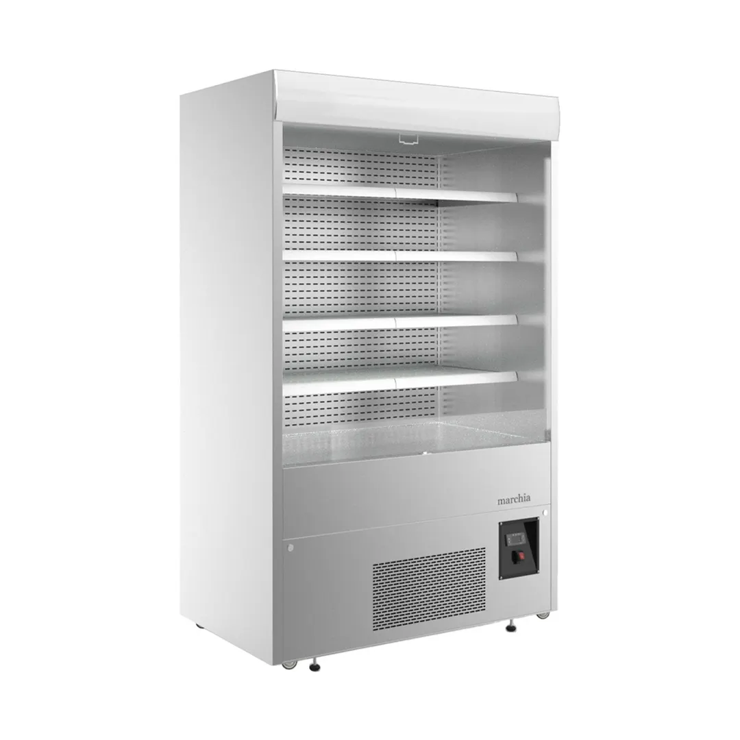 Marchia MDS48 48" Grab-N-Go Vertical Open Air Merchandiser, Self Contained, 4 Shelves, 24.7 cu. ft.