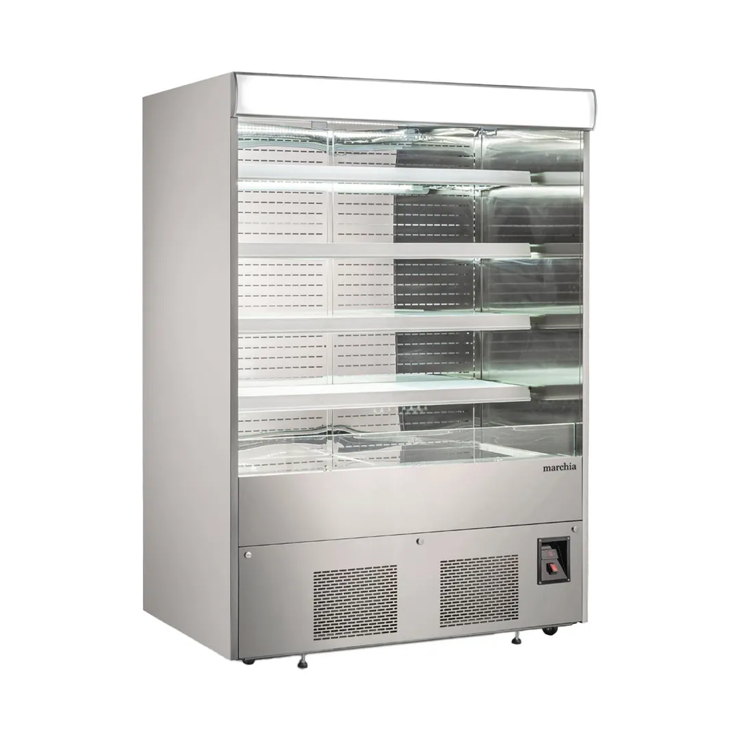 Marchia MDS60 60" Grab-N-Go Open Air Merchandiser, Self Contained, 4 Shelves, 34 cu. ft.