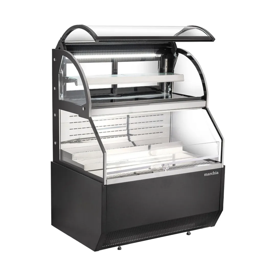 Marchia MSTAR48 47" Dual Service Open Air Display Case Merchandiser, 16.2 cu. ft.