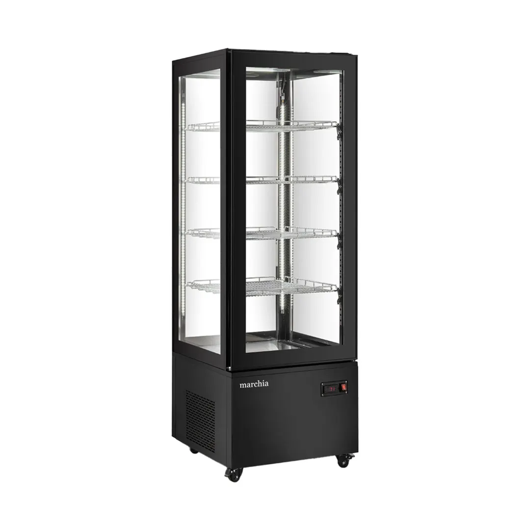 Marchia MVS500-B 26" Vertical Glass Refrigerated Bakery Display Case