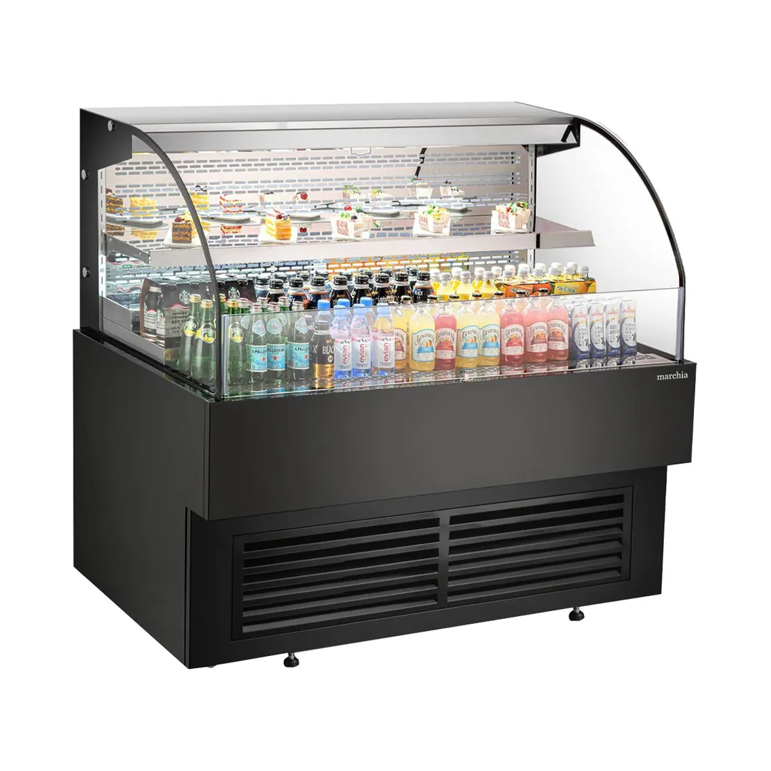 Marchia USTAR48 47" Horizontal Open Air Display Merchandiser, Low Profile, 10.3 cu. ft.