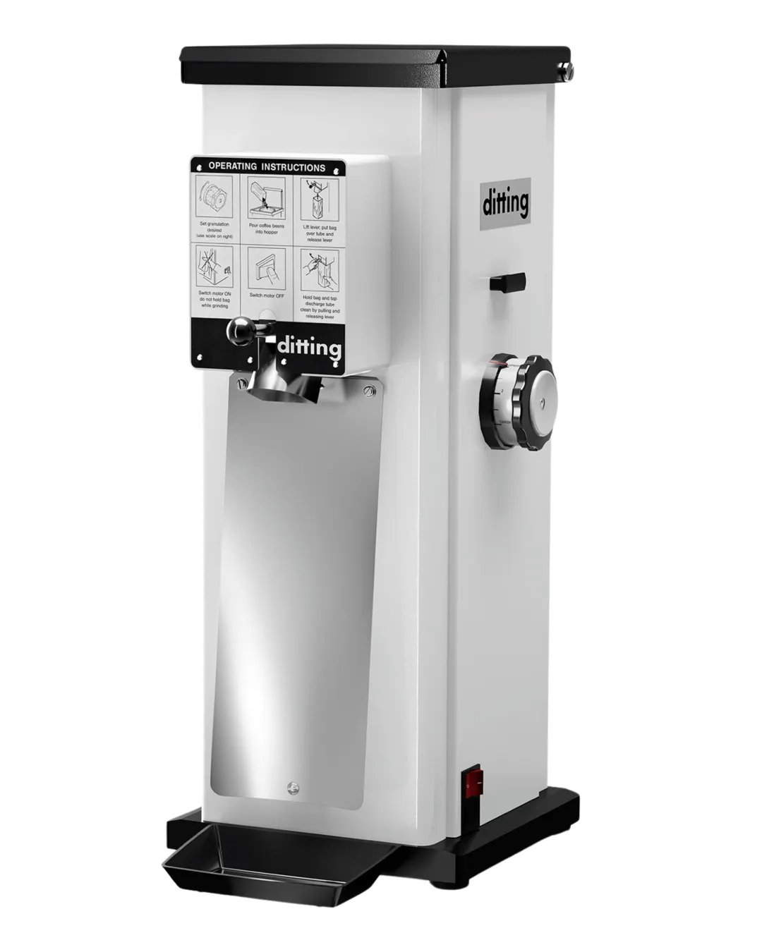 FETCO PDT262520 Matte Black Coffee Grinder, 2.4lb Hopper - 2000W / 240V