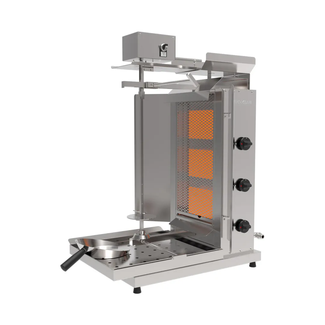Inoksan PDG103MN 38" Gas Doner Kebab / Gyro Machine / Vertical Broiler, 132 Lbs, 30.709 BTU