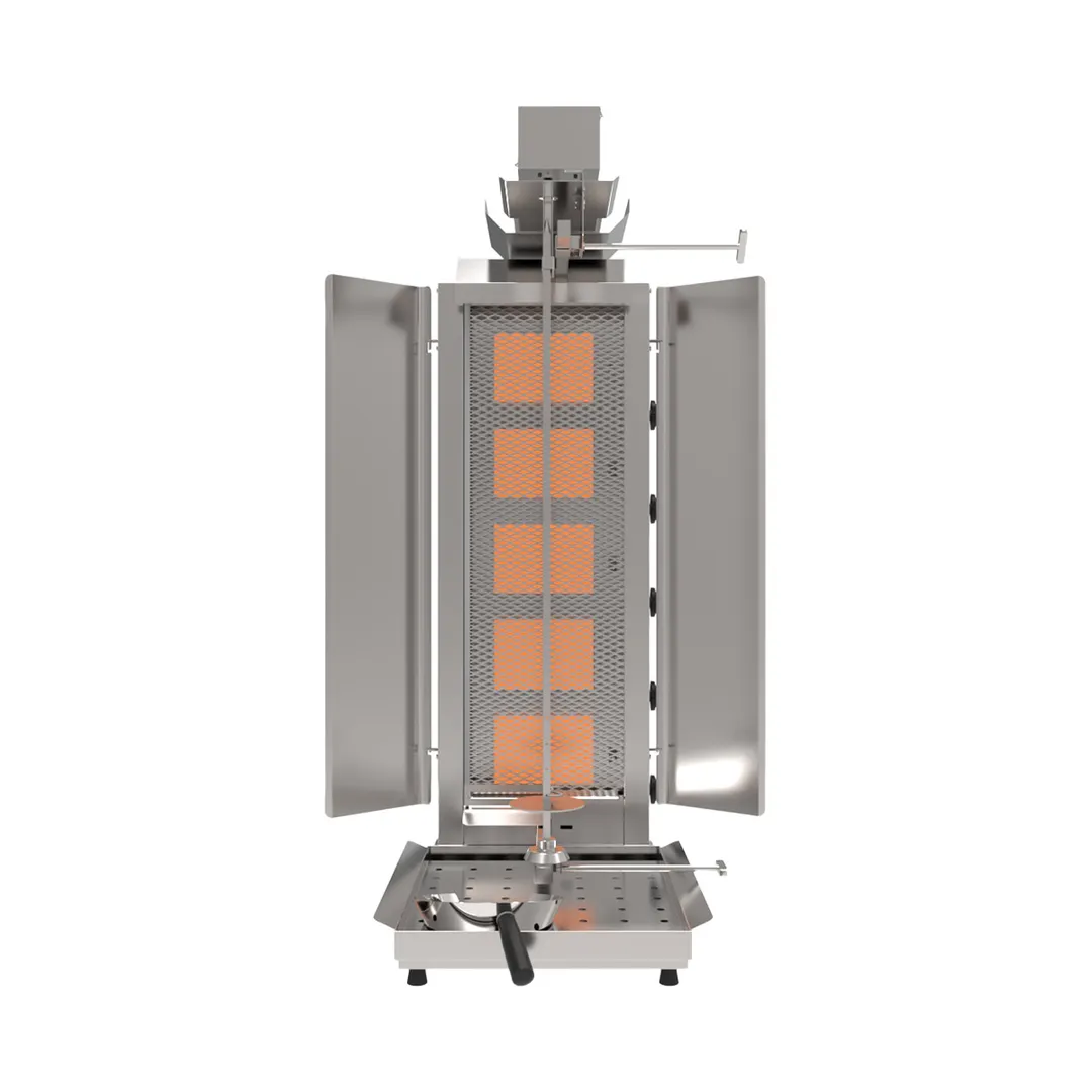 Inoksan PDG105MN 52" Gas Doner Kebab/ Gyro Machine,  212 Lbs, (5) Double Burners, 51.180 BTU
