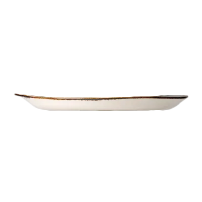Steelite 11310520 - 12" Green Free‑Form Ceramic Plate, Narrow Rim, Oven Safe to 530°F, 1 Dozen