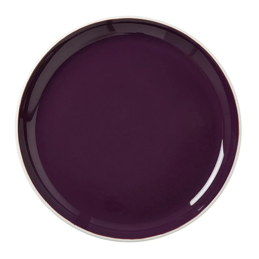 Steelite 12190639 Nordic Coupe Plate, 11.0" Round Damson Ceramic, Coupe Rim, Vitrified, - 1 Dozen