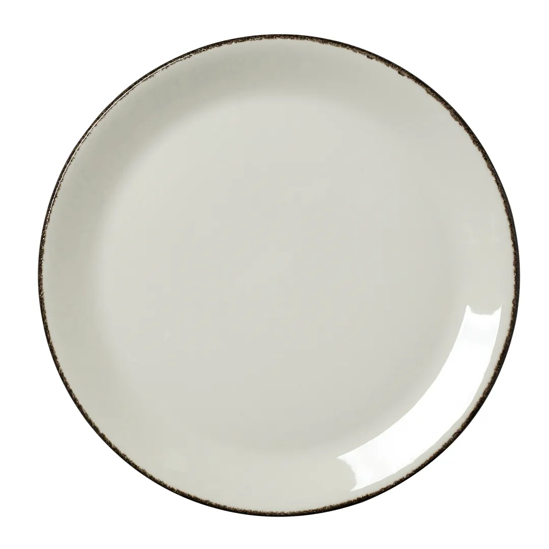 Steelite 17560565 Taste Coupe Plate, 11.75" Charcoal Dapple, Round China, Oven Safe 530°F - 1 Dozen