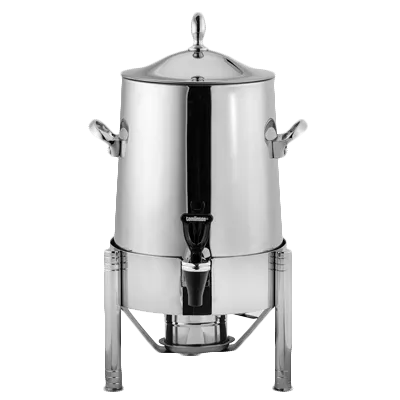 Steelite 5370S509 Coffee Chafer Urn, 2.75‑Gal (11‑12 qt), 12.5" × 12.5" × 23.5", Stainless Steel