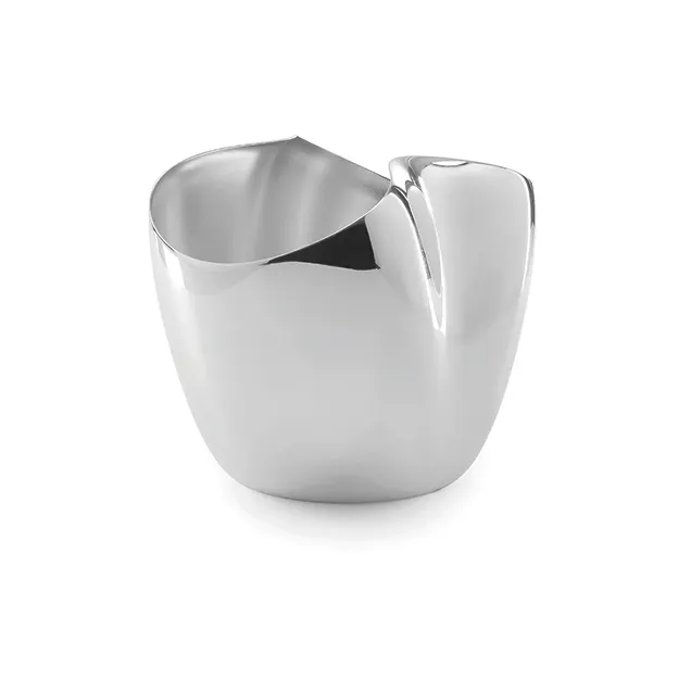 Steelite 5977RW001 Wine Bucket, 1-Bottle Capacity, 8.875"×7.5"×8.375" Non-Insulated, Stainless Steel