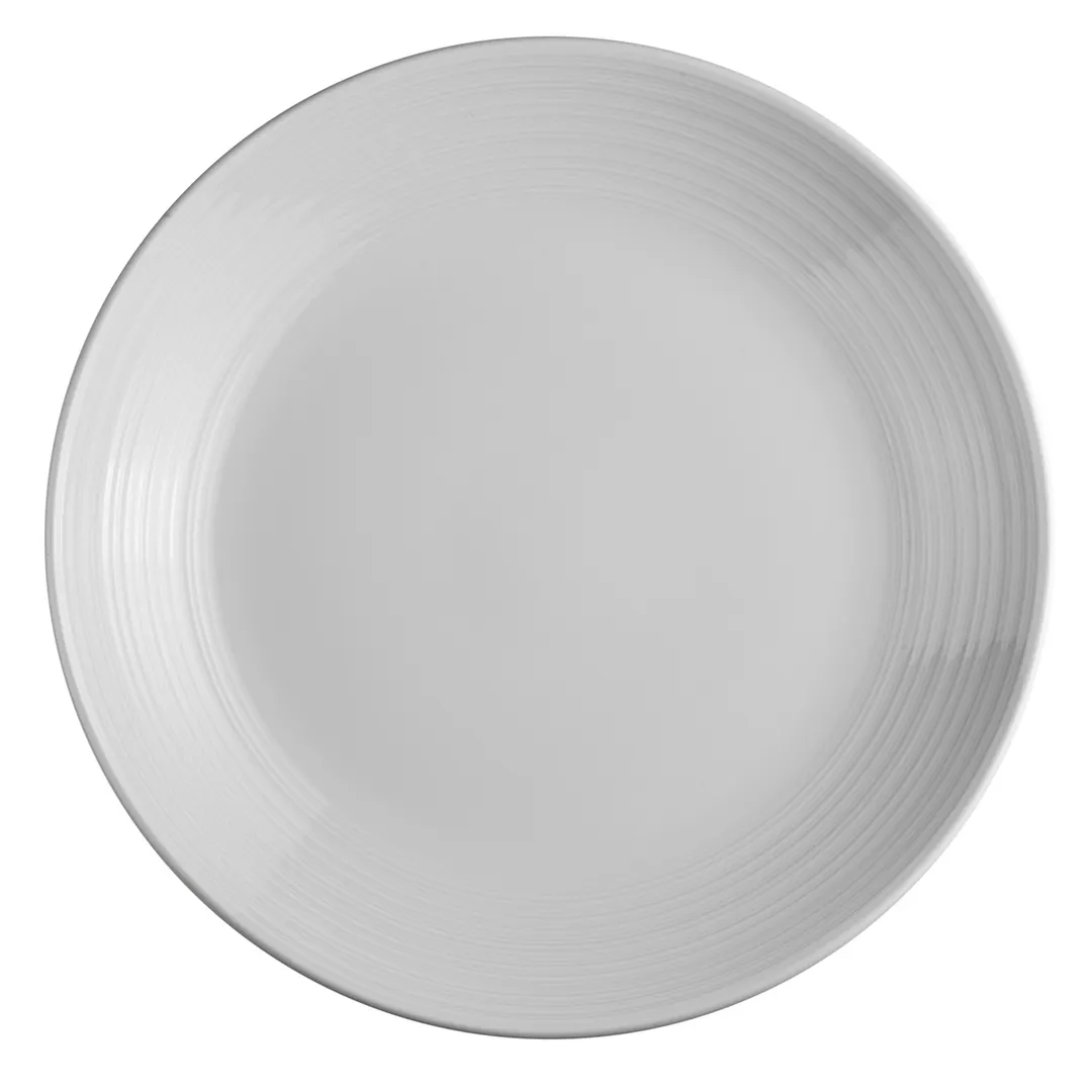 Steelite 61100ST0110 - Belisa Coupe Plate, 10.5" Porcelain, Oven Safe to 500°F/258°C - 1 Dozen