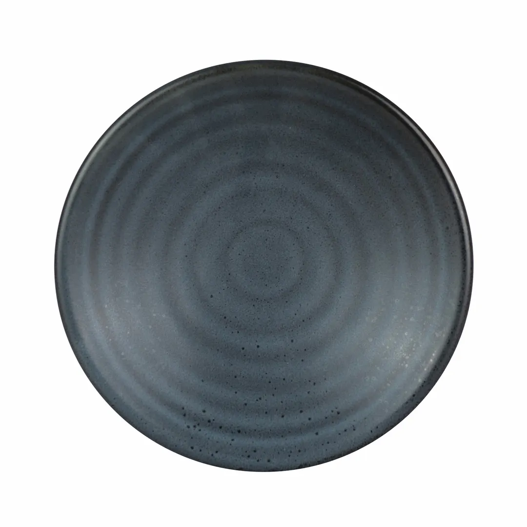 Steelite 6124RG001 - Storm Porcelain Round Coupe Rim Plate 5.0" x 1.0", Oven Safe 425°F - 24/Case