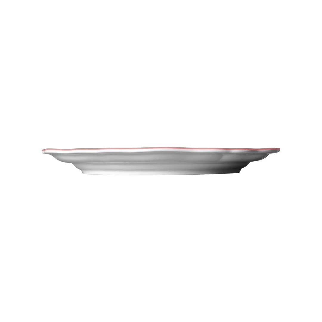 Steelite 62547FP811 10.25" Round Porcelain Plate in Adelina Willow Rose Folio Finish - 1 Dozen