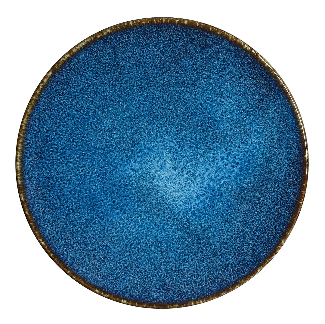 Steelite 6414MY007 - 6" Coupe Rim Round Plate, Indigo Wabi Sabi, Porcelain, Rene Ozorio - 1 Dozen